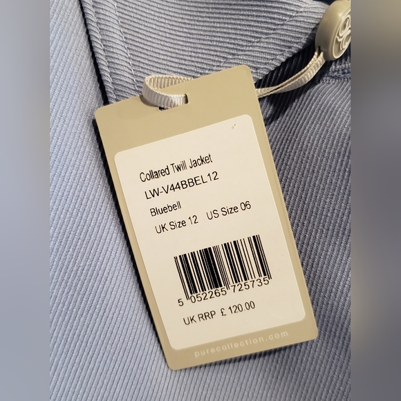 Pure Collection Collard Twill Jacket - Picture 6 of 8